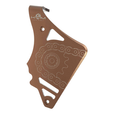 Cache pignon KRM Pro Ride avec butée de biellette bronze AM6