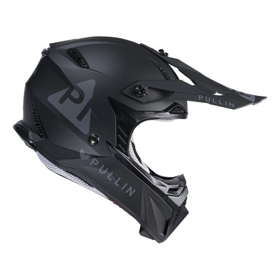 Casque cross Pull-In Solid noir