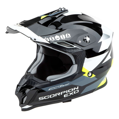 Casque cross Scorpion VX-16 Evo Air Rod black/neon yellow
