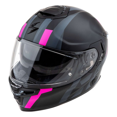 Casque intégral Scorpion Exo-GT SP Air Techlane noir mat/rose
