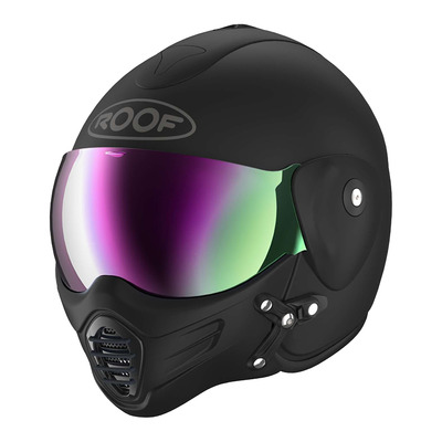 Casque jet Roof RO9 Roadster Iron black mat/quartz