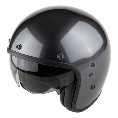 Casque jet Scorpion Belfast Evo Solid gris métallisé