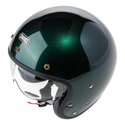 Casque jet Shoei J.02 Candy bristish green