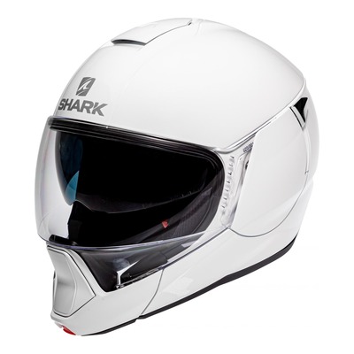Casque modulable Shark Evojet Blank blanc