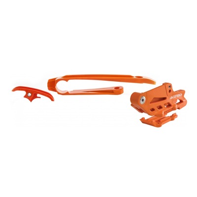 Guide et patin de chaîne Acerbis KTM EXC/EXCF 17-21 Orange Brillant
