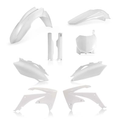 Kit plastique complet Acerbis Honda CRF 250R 2010/CRF 450R 09-10 Blanc Brillant