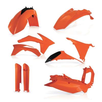 Kit plastique complet Acerbis KTM EXC/EXCF 12-13 Orange Brillant