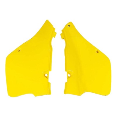 Plaques numéro latérales UFO Suzuki 250 RM 89-92 jaune (jaune RM/RM-Z)