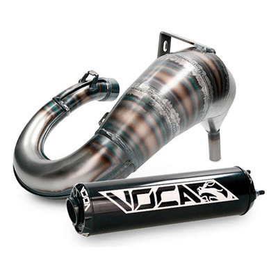 Pot d’échappement VOCA Cross Rookie 50/70cc alu noir Rieju MRX/RR, MH Furia