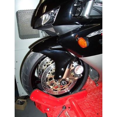 Tampons de protection de fourche R&G Racing noirs Honda CBR 1000 RR 04-07