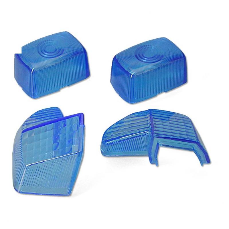 Kit 4 Cabochons Clignotants Bleus adaptable pour Booster 1999>