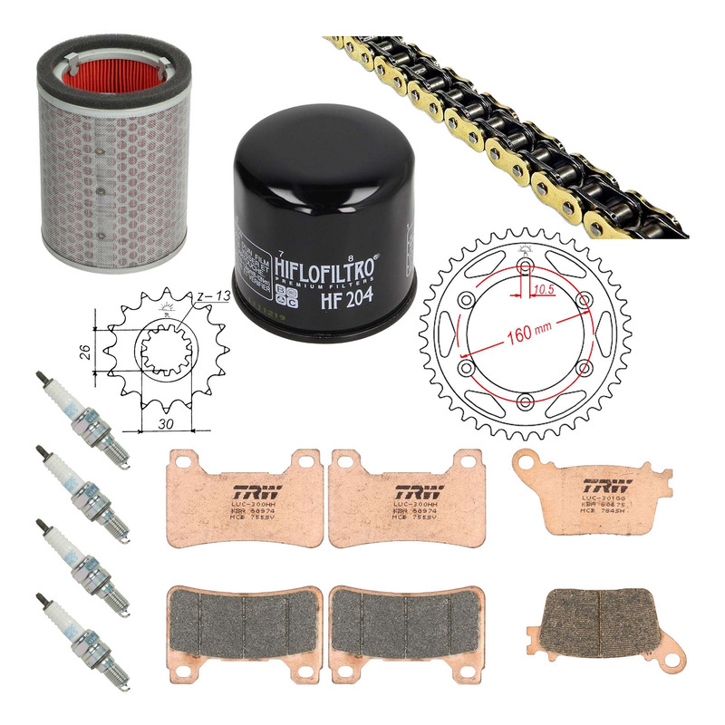 Kit entretien NF Prokit premium Honda CBR 1000 RR 2006-07