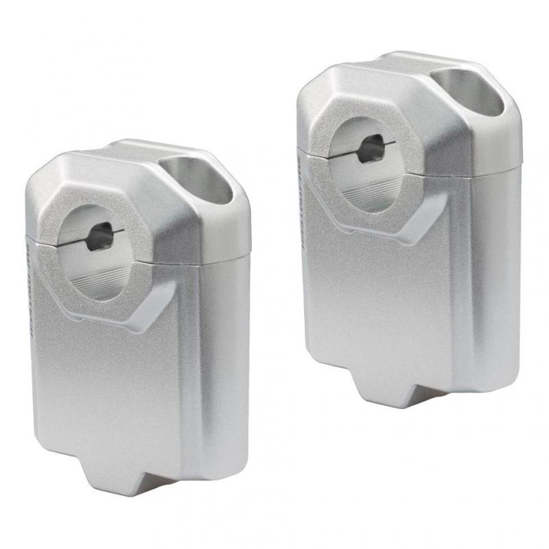 Réhausse de guidon SW-MOTECH guidon Ø22 mm gris