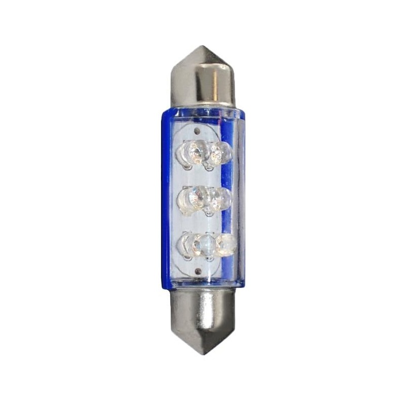 Ampoules à LED flux bleu C5W 12V 0.37W
