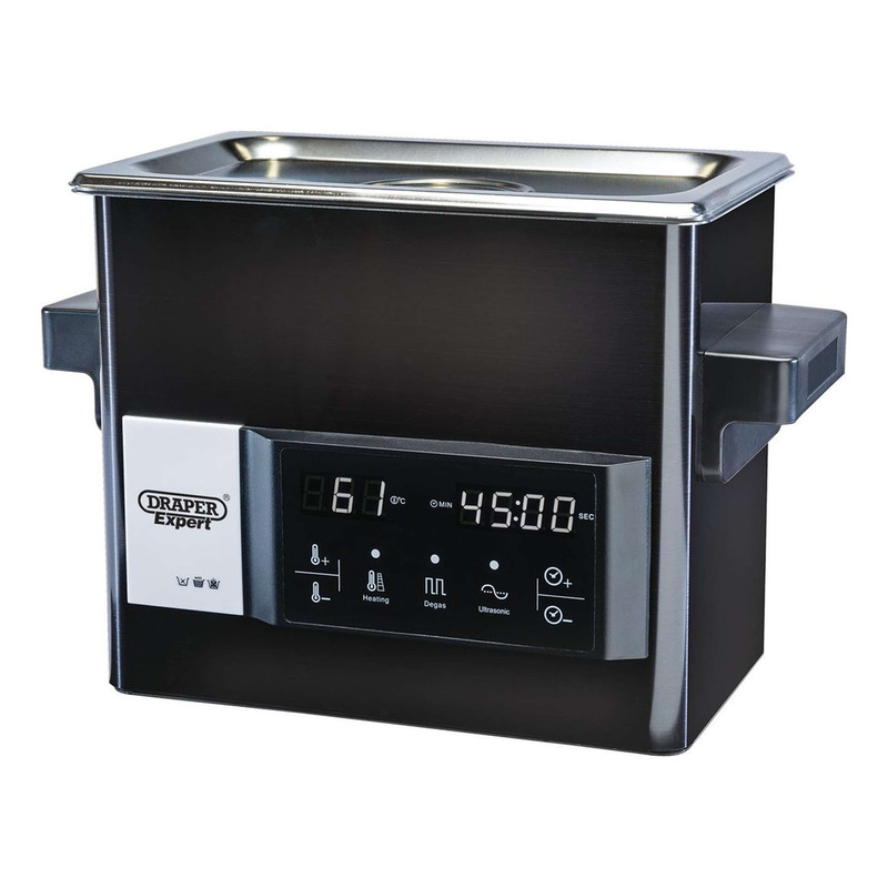 Bac à ultrason Draper 100W 3L