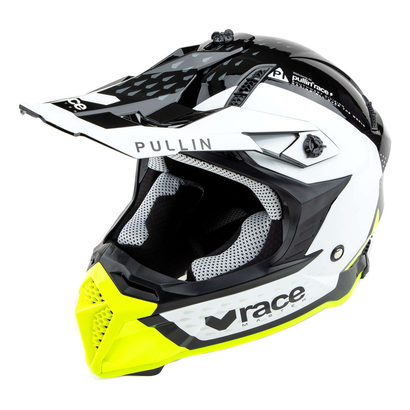 Casque cross Pull-In Graphic Master neon yellow- S
