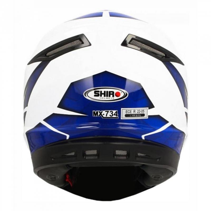 Casco shiro best sale mx 734