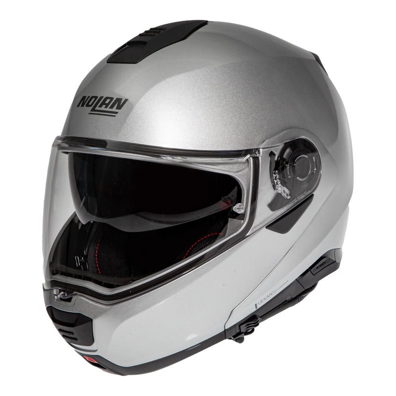 Casque modulable Nolan N100-5 Special N-Com Salt silver- 2XS
