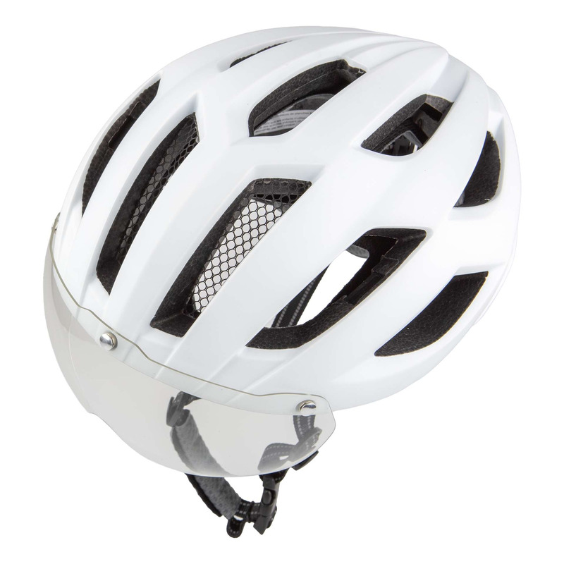 Casque vélo de route Adulte Safety Labs Expedo blanc mat