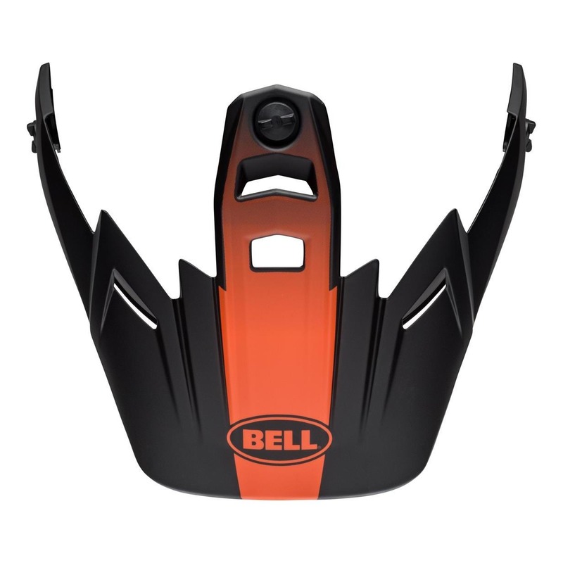 Casquette de casque cross Bell MX-9 Adventure Switchback noir/orange