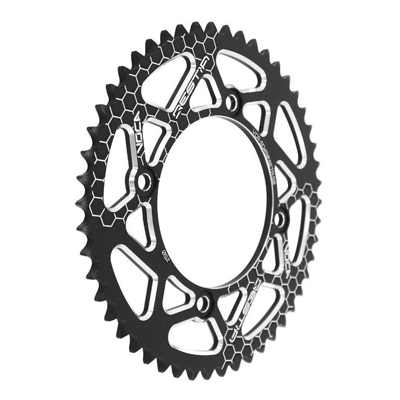 Couronne alu Voca Racing noir 50 dents pas 420 Beta 50 RR