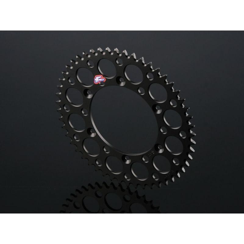 Couronne Renthal Ultra-Light anti boue anodisée noire 50 dents pour Y