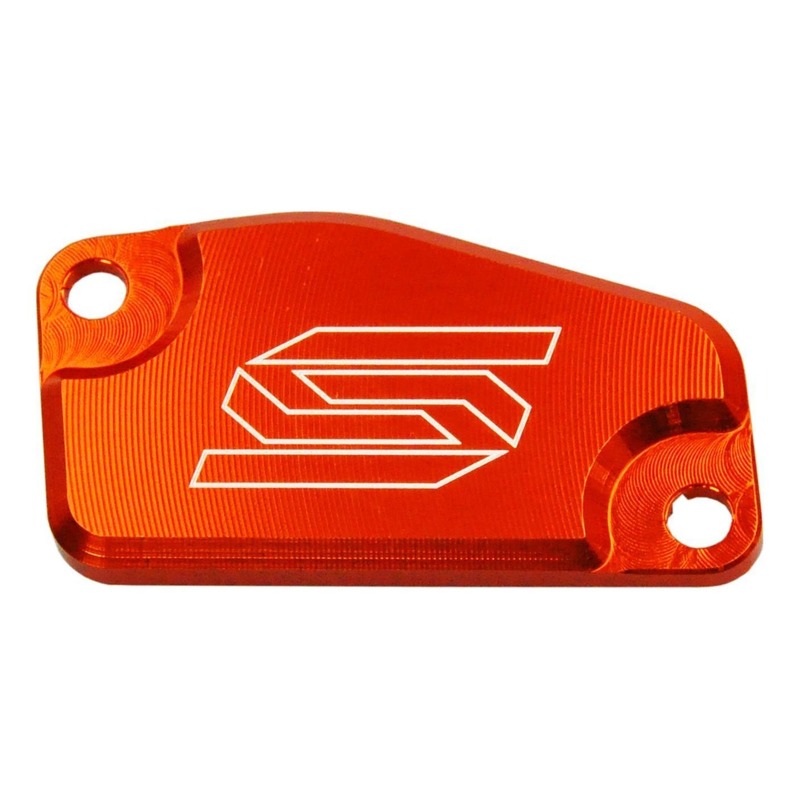 Couvercle de maître cylindre d’embrayage Scar aluminium anodisé orange pour KTM SX 85 13-16