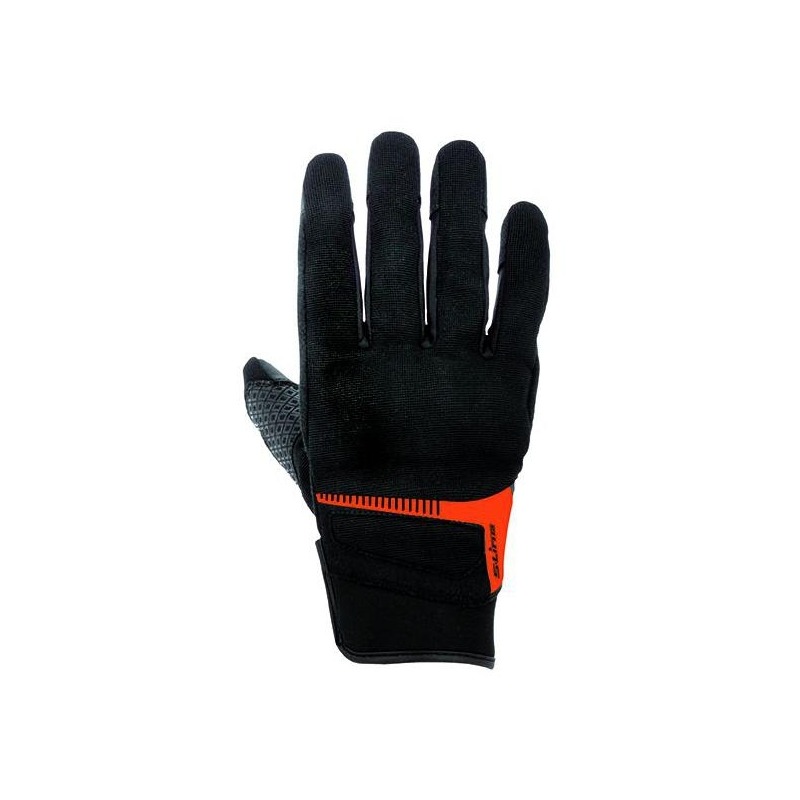 Gants textile S-Line pouce index tactiles noir/orange- XS