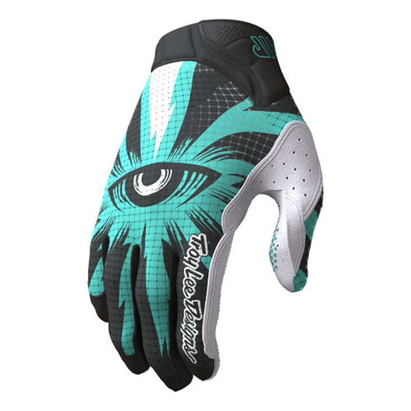 Gants VTT Troy Lee Designs AirCyclops carbon/real teal