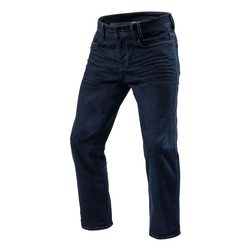 Jean moto Rev’It Lombard 3 bleu foncé delavé – L30