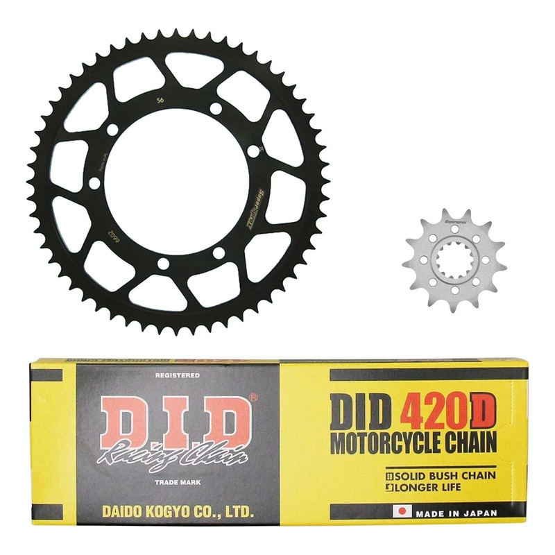 Kit chaîne DID qualité standard attache rapide pour HRD Sonic II 50