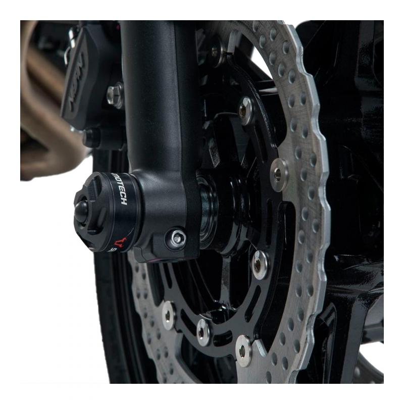 Kit de tampons de protection de fourche SW-MOTECH noir Kawasaki Z 650