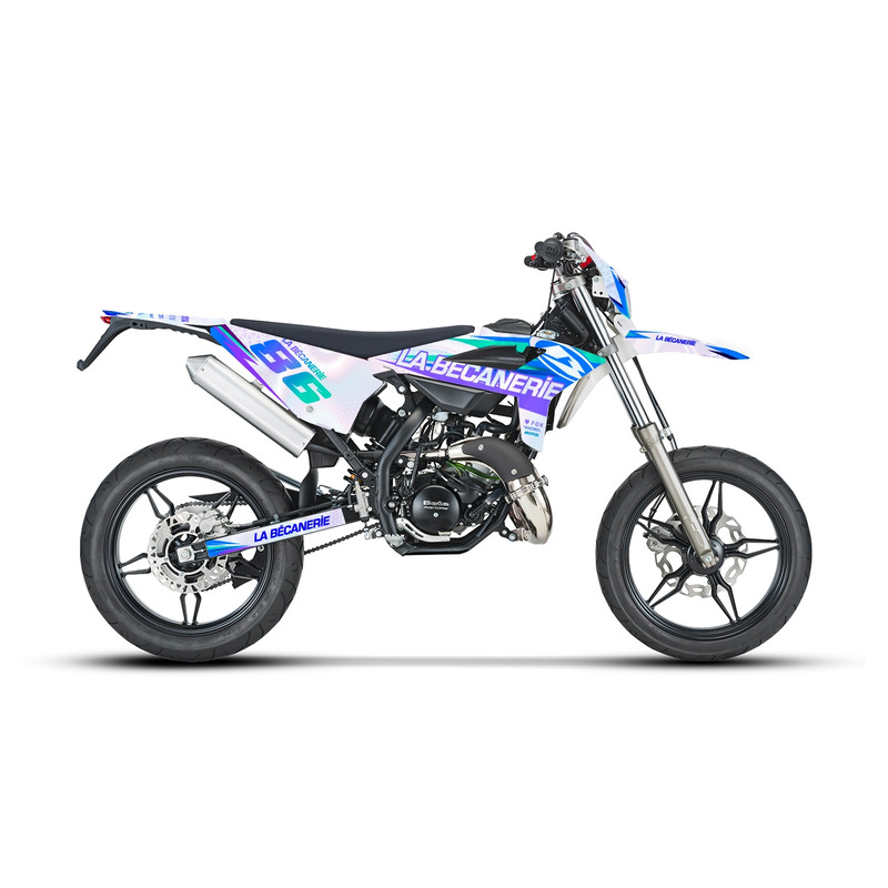 Kit déco La Bécanerie Eighty-six violet/blanc holographique Beta 50