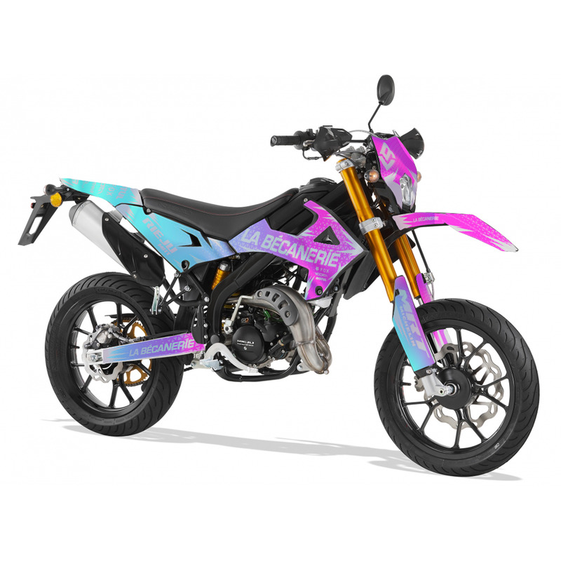 Kit déco La Bécanerie Team Edition rose/turquoise holographique Riej