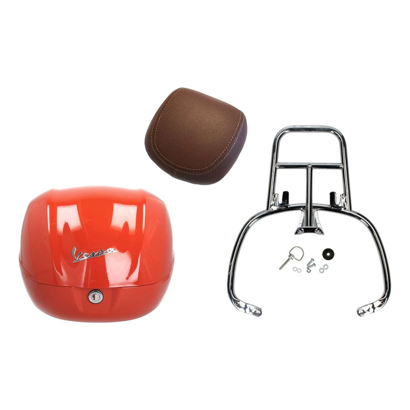 Kit top case orange 32 L d'origine 01.CM2729430 Vespa Primavera 125 2020-23