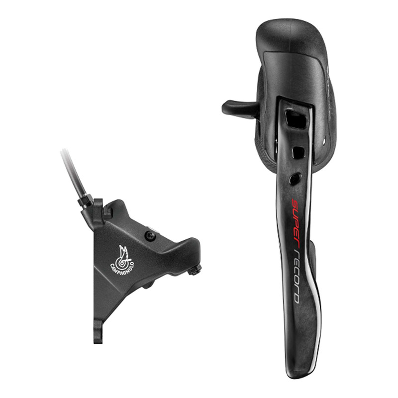 Levier et étrier de frein Campagnolo Super Record gauche double plateaux pour disque 160 mm