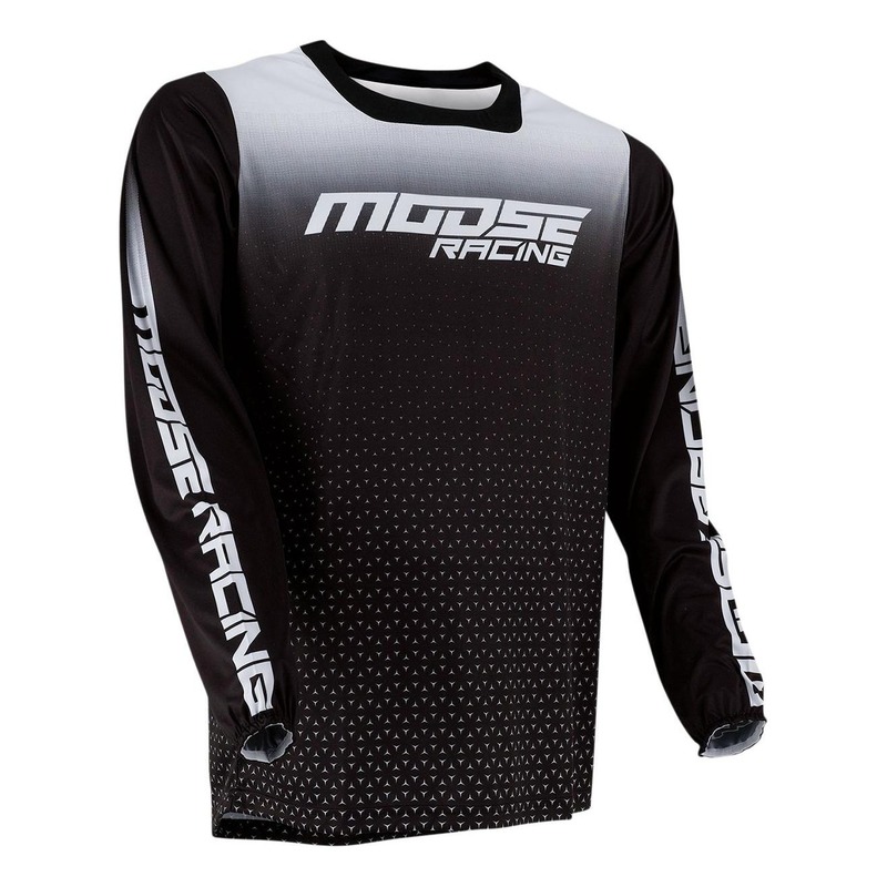 Maillot cross Moose Racing M1 noir/blanc- L