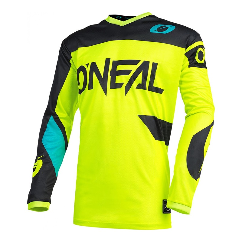 Maillot cross O'Neal Element Racewear jaune fluo/noir- 2XL