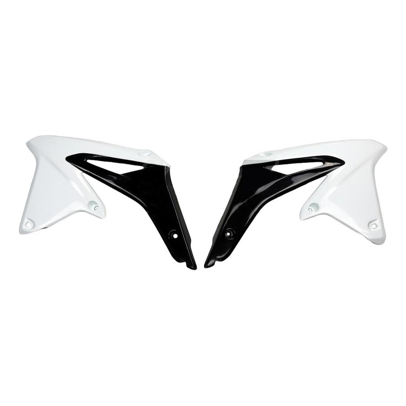 Ouïes de radiateur UFO Suzuki 450 RM-Z 2008 blanc