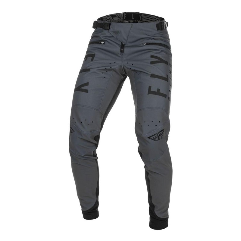 Pantalon BMX enfant Fly Racing Kinetic BMX 2021 gris- US-18