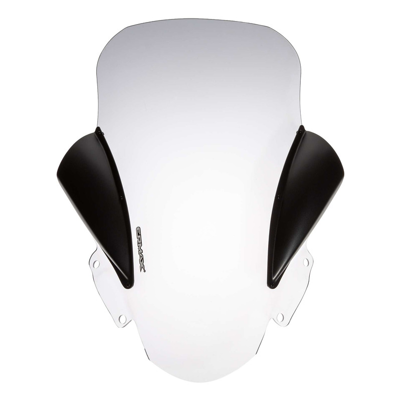 Pare-brise Touring Ermax 68 cm Piaggio MP3 300 HPE 19-24 gris avec protections mains