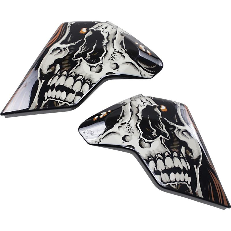 Plaques latérales Icon Airflite Uncle Dave noir