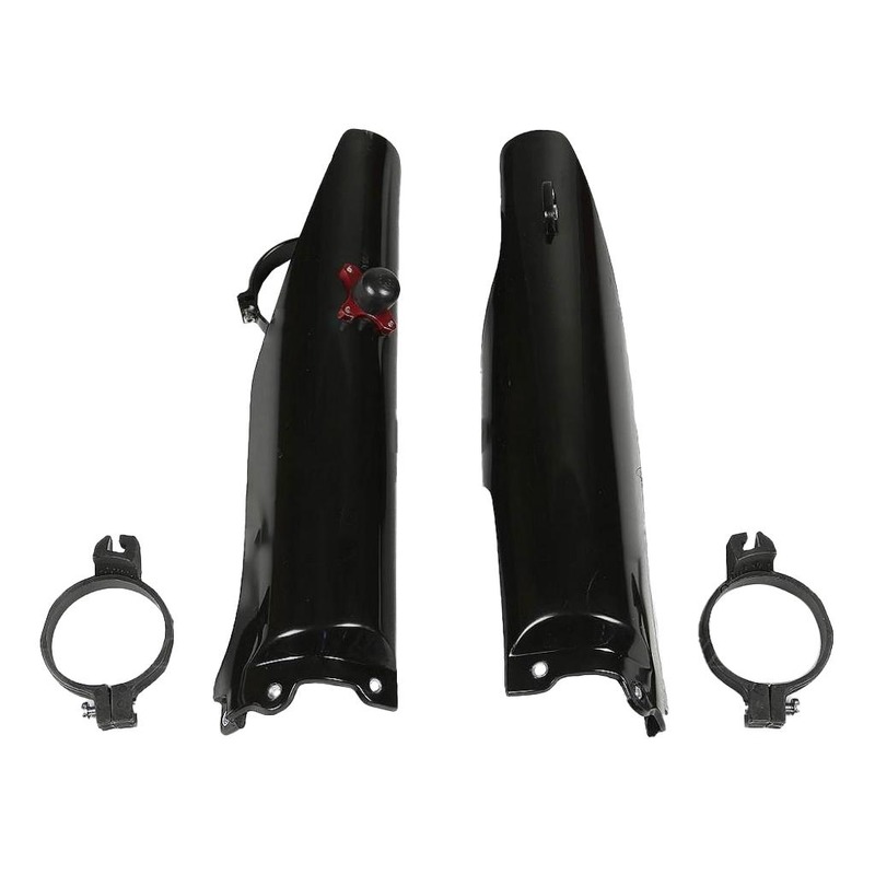 Protection de fourche + kit départ UFO Kawasaki 250 KX-F 13-15 noir