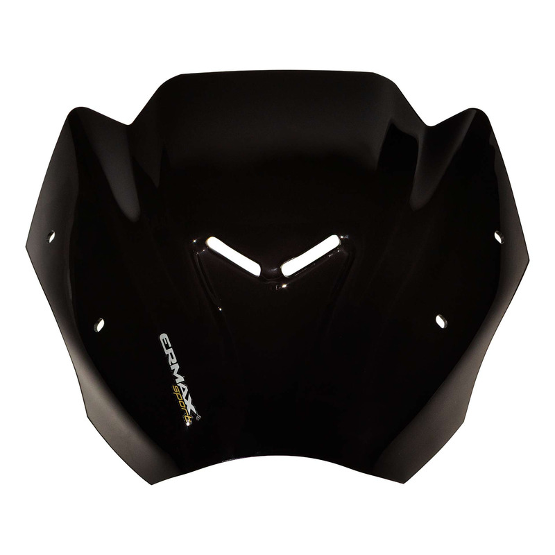 Saute-vent Ermax Hyperport 24 cm BMW F 900 R 20-25 noir foncé opaque