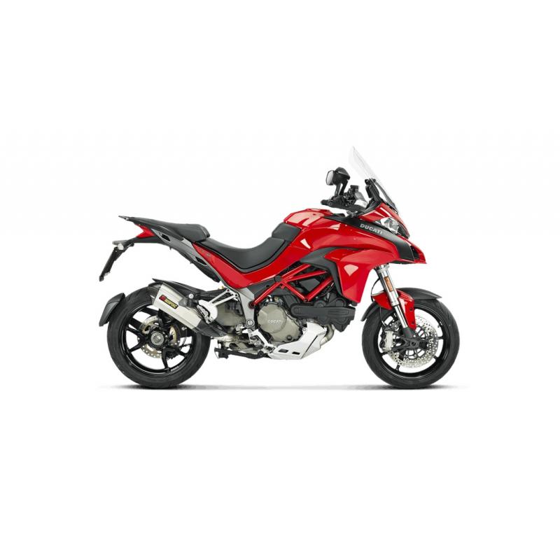 Silencieux Akrapovic Titane embout carbone Ducati Multistrada 1200 S 1