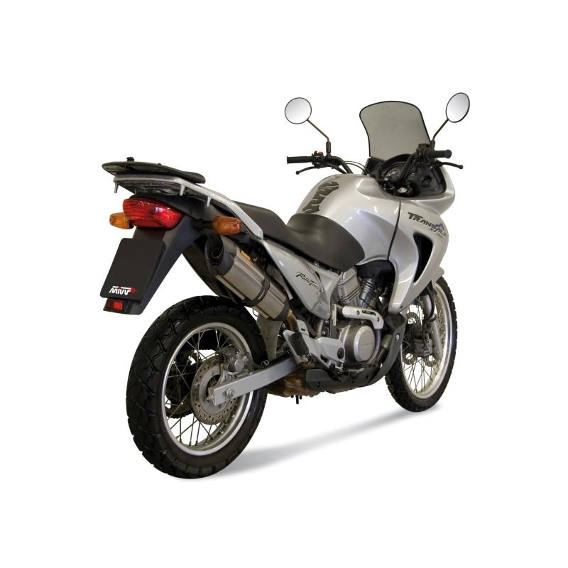 Silencieux MIVV Suono inox / casquette carbone Honda XL750V Transalp 0