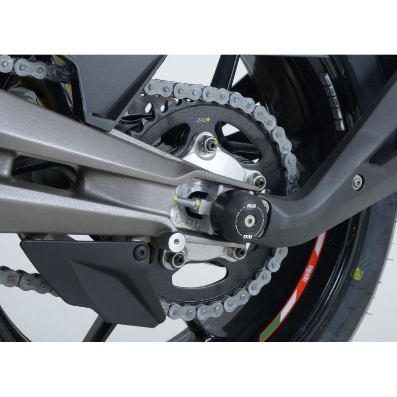 Tampons de bras oscillant R&G Racing noir Aprilia Caponord 1200 13-17