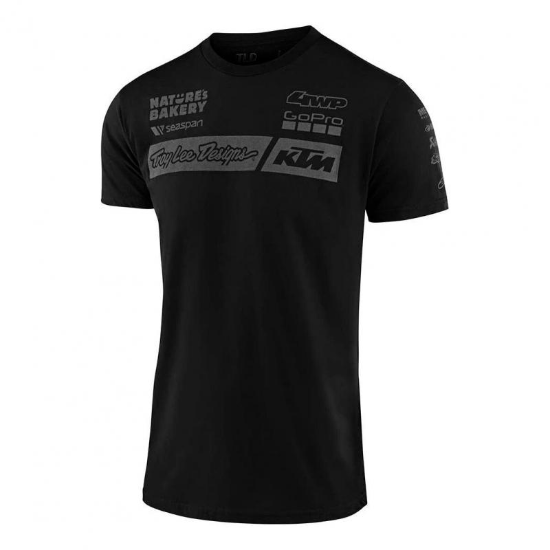 Tee-shirt enfant Troy Lee Designs Team KTM noir