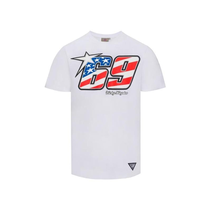 Tee-shirt Nicky Hayden 69 blanc