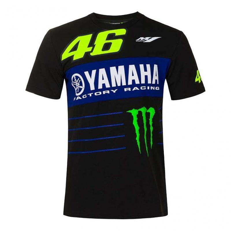 Tee-shirt VR46 Dual Sponsors noir 2020- S